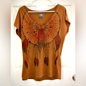 Brown Dreamcatcher Graphic Tee